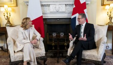 Starmer tells of ‘common ground’ with Italy’s Meloni after meeting