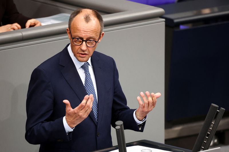 German parliament discusses €500-billion fund and revamp of borrowing rules ahead of the formation of a new parliament, in Berlin