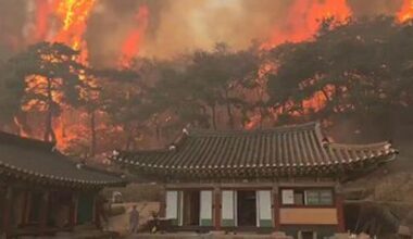 Historic 1,000-year-old temple destroyed in South Korea wildfire