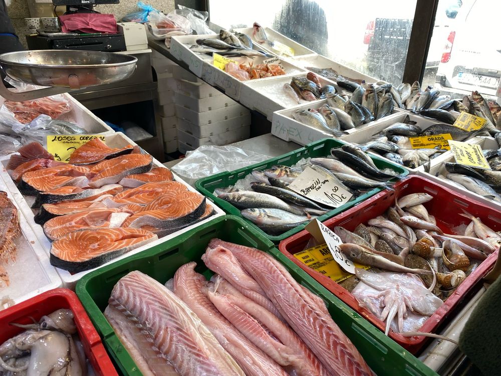Fish market in Zagreb
