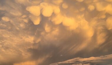 Himmel nach einem Hagel