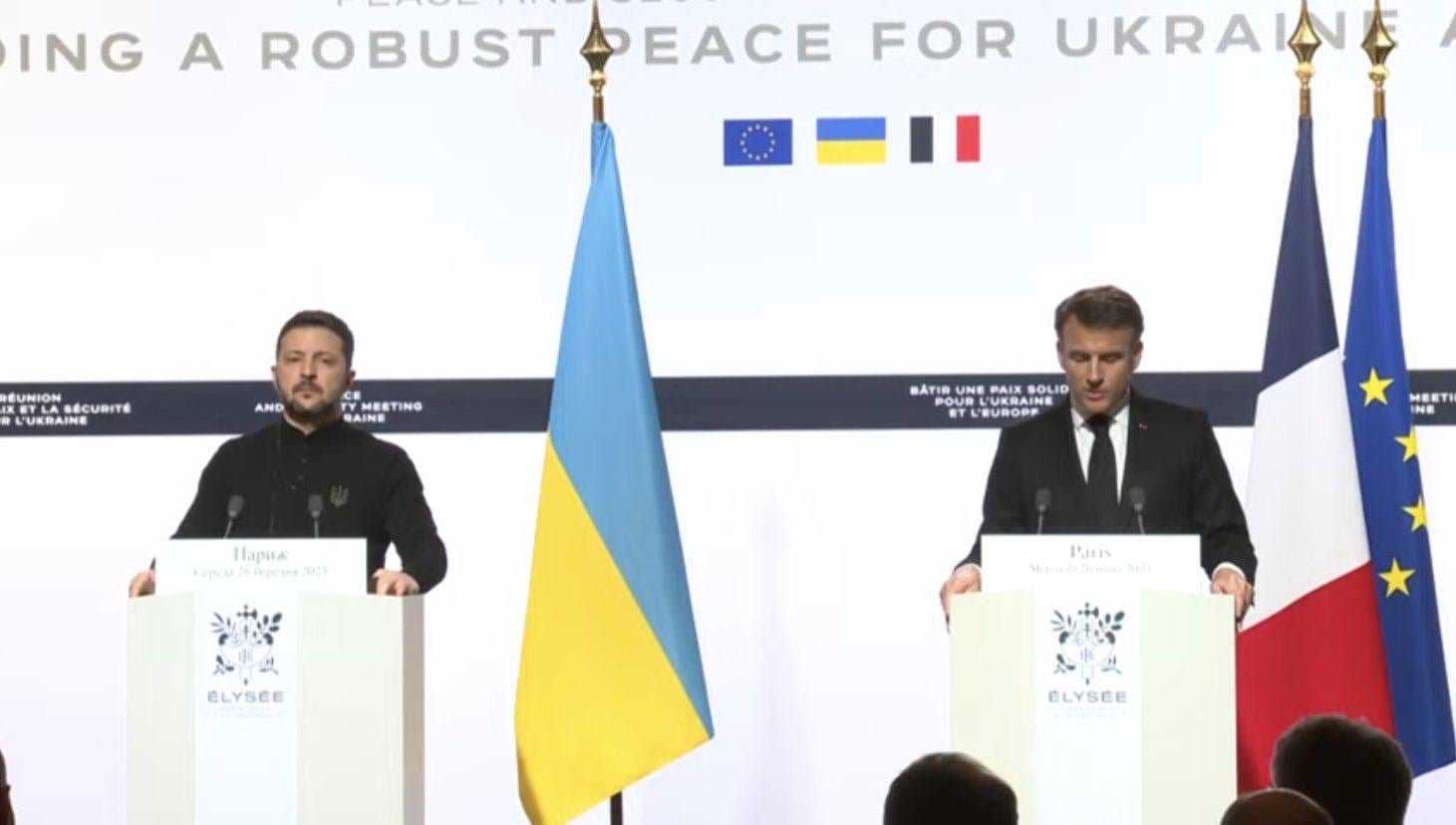 The French President announced an additional €2 billion military aid package at a joint press conference with Zelensky.