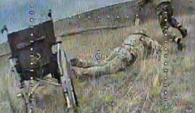 FPV drone strikes Russian disabled assault group of soldiers