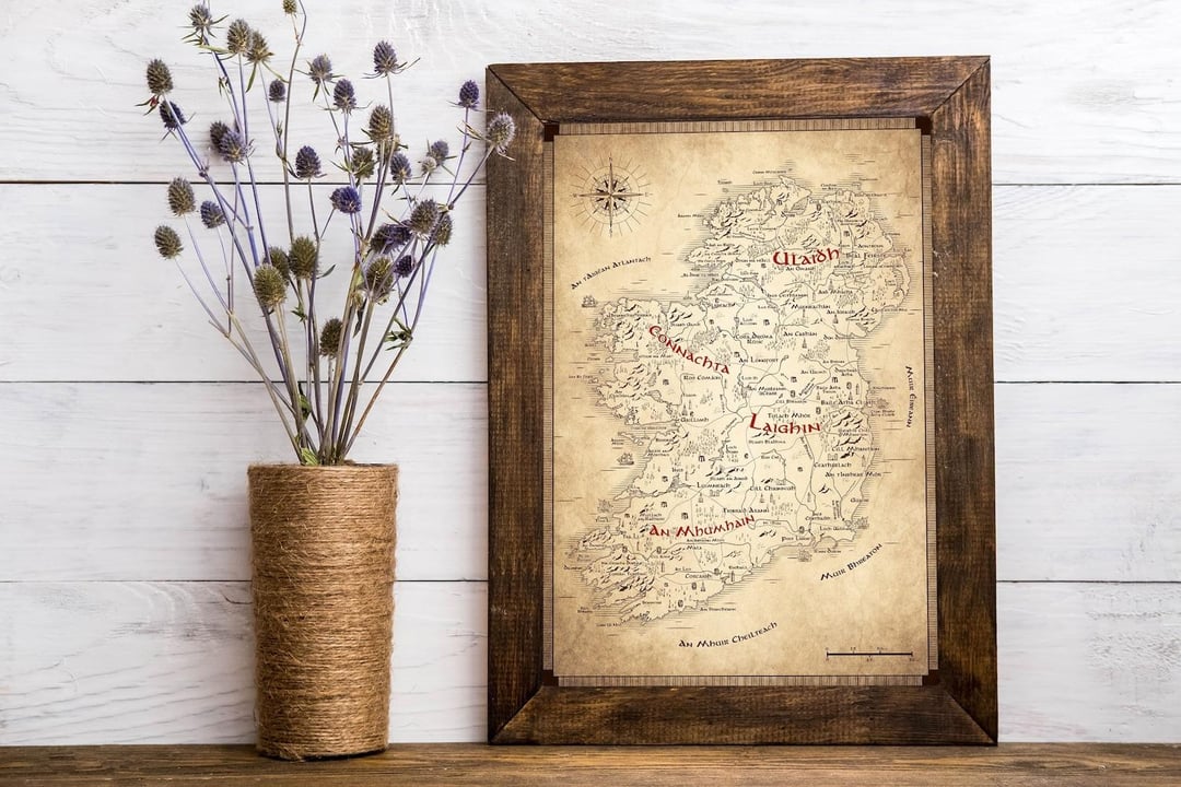 Ireland map LotR style
