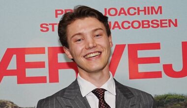 Count Felix of Monpezat attends premiere of father, Prince Joachim's documentary, 'Hærvejen'