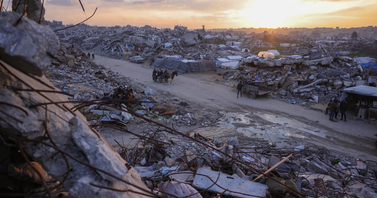 EU foreign ministers back Gaza reconstruction plan – POLITICO