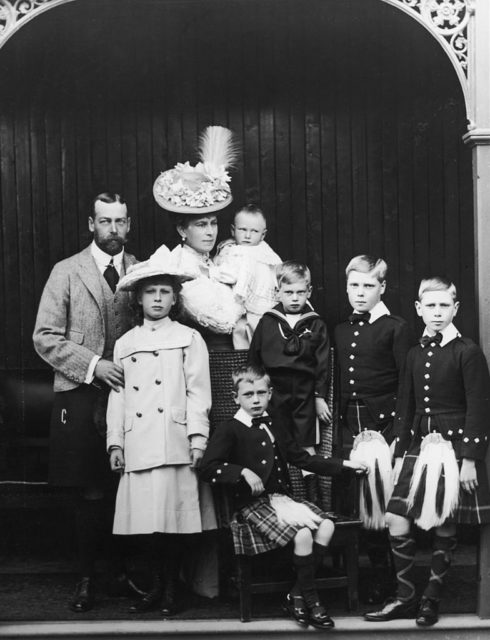 George V and family