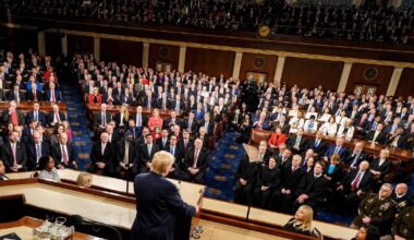 Who is the designated survivor for Trump's 2025 joint address to Congress?