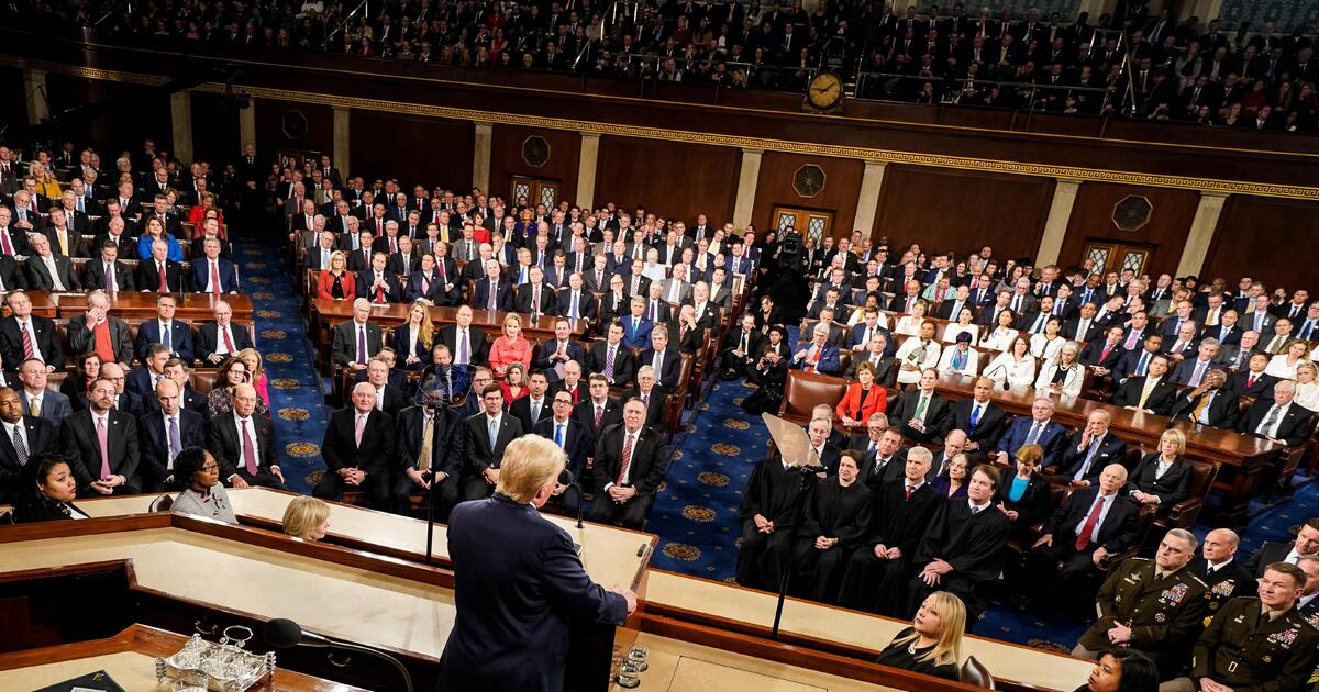 Who is the designated survivor for Trump's 2025 joint address to Congress?