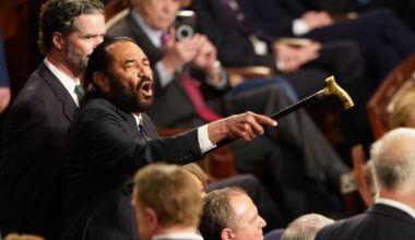 10 Democrats join with Republicans to censure Rep. Al Green for Trump speech protest