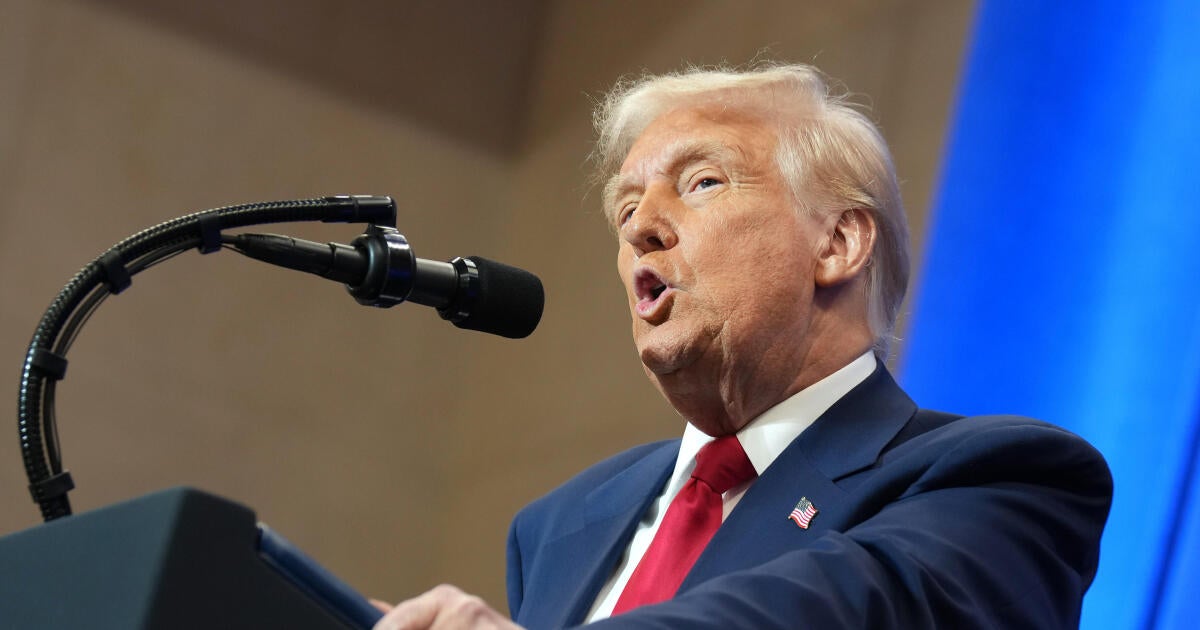In address about vision for Justice Dept., Trump airs grievances about prior investigations into him