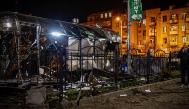 Russia targets Ukrainian military hospital as Trump lashes out at Putin