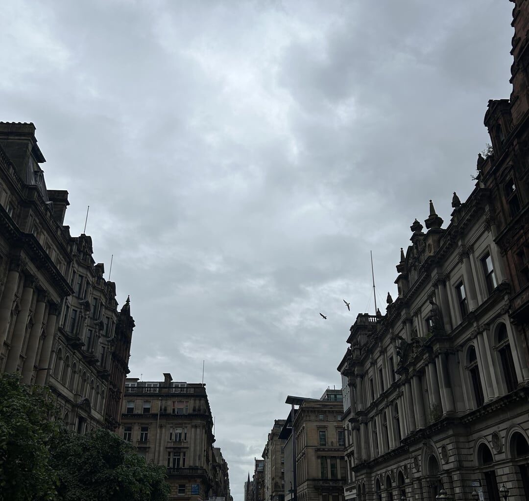 When I visited Glasgow last June. 📸