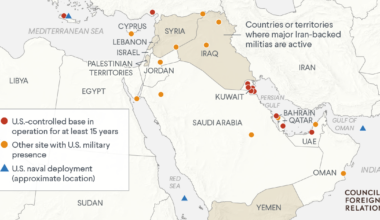 U.S. Forces in the Middle East: Mapping the Military Presence