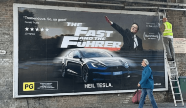 More Anti Elon Musk - London