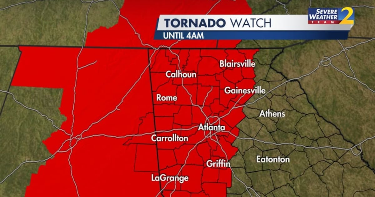 LIVE UPDATES: Flash Flood Warning issued for multiple metro Atlanta counties – WSB-TV Channel 2