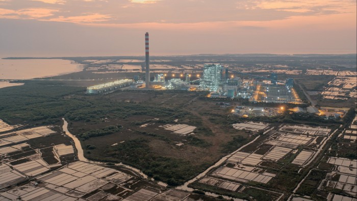 The Cirebon-2 coal-fired power plant in Cirebon, West Java, Indonesia