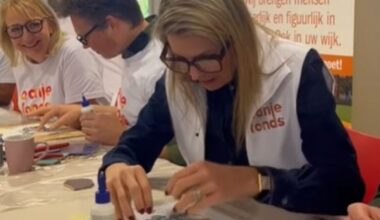King Willem-Alexander and Queen Maxima of the Netherlands go casual for volunteering at NLdoet