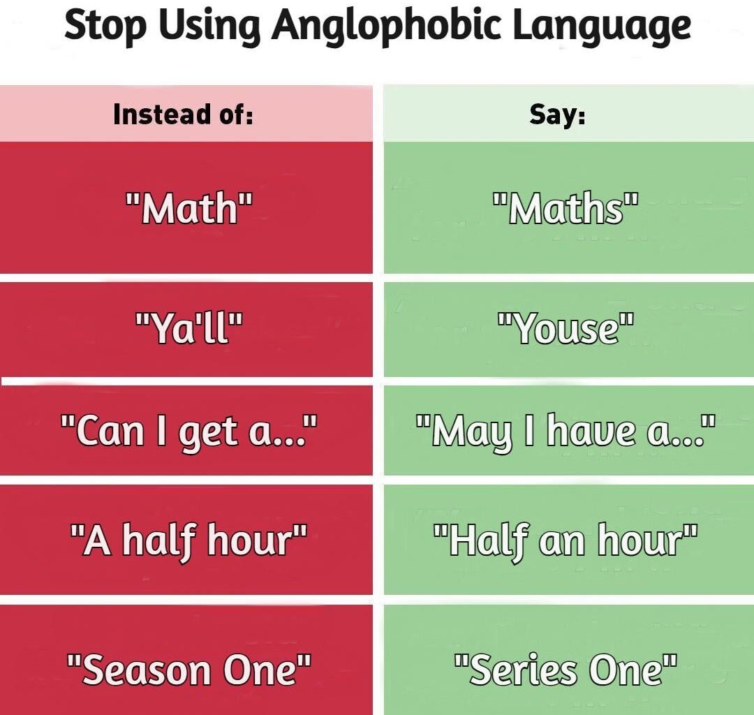 Stop speaking the low dialects.