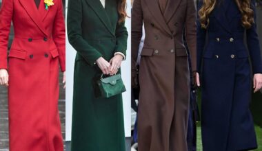 Princess of Wales Alexander McQueen long Coats