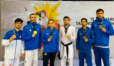 Azerbaijani taekwondo athletes win six medals at Open Championship in Belgium