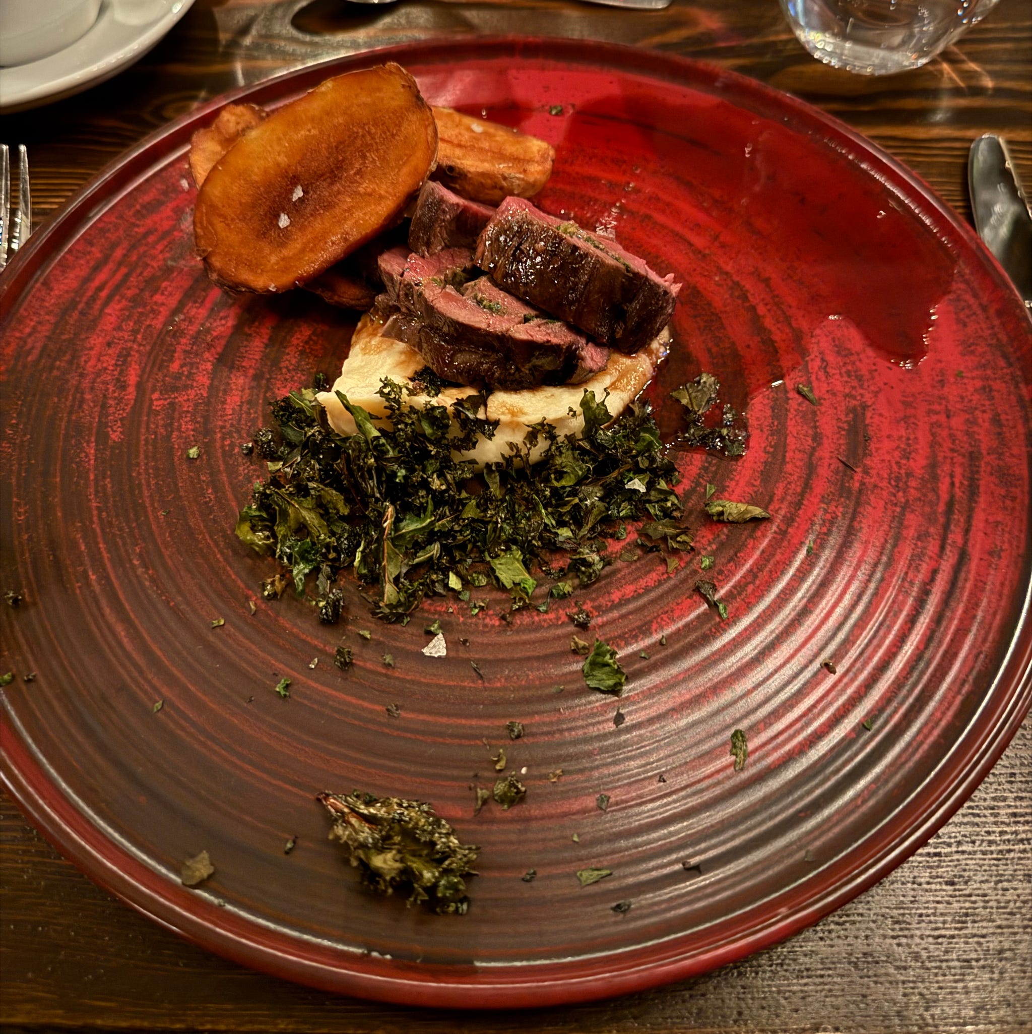 reindeer steak dinner