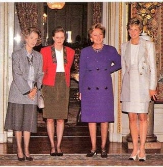 Diana Lookalike Princess Astrid Did Meet Diana Once