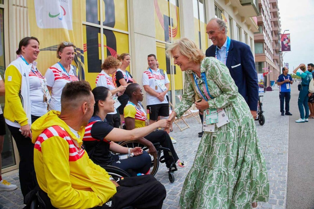 Love These Pics of Princess Astrid and Prince Lorenz with Belgian Paralympians