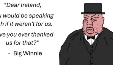 Can't believe the Irish have never thanked us for our generosity.