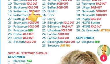 Anyone know where she's appearing in Belfast? And how on earth it's sold out????