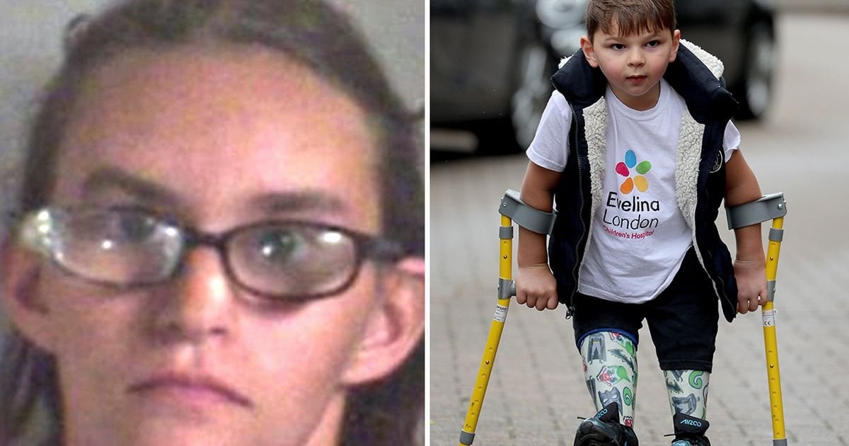 Mum who tortured six-week-old baby so badly he lost his legs is attacked in jail