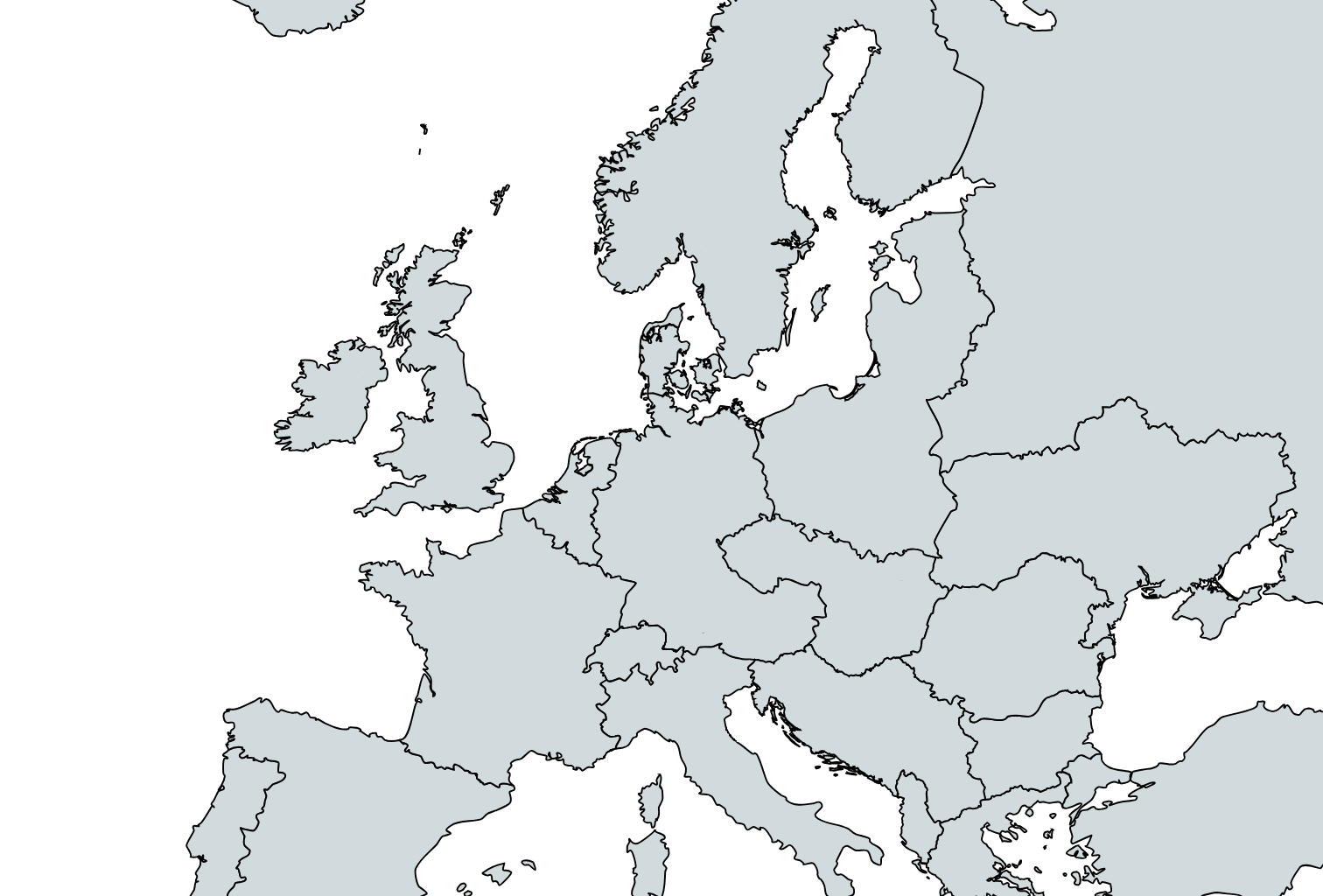 Map of Europe but we stop the bullshit