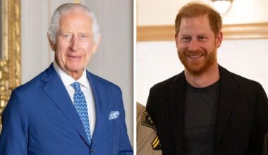 King Charles pens personal message as Prince Harry makes surprise visit
