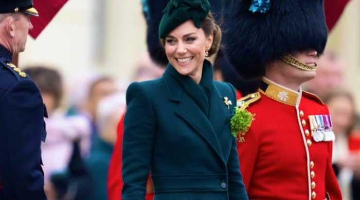 Decorated soldier backs Kate Middleton as Prince William stays at home