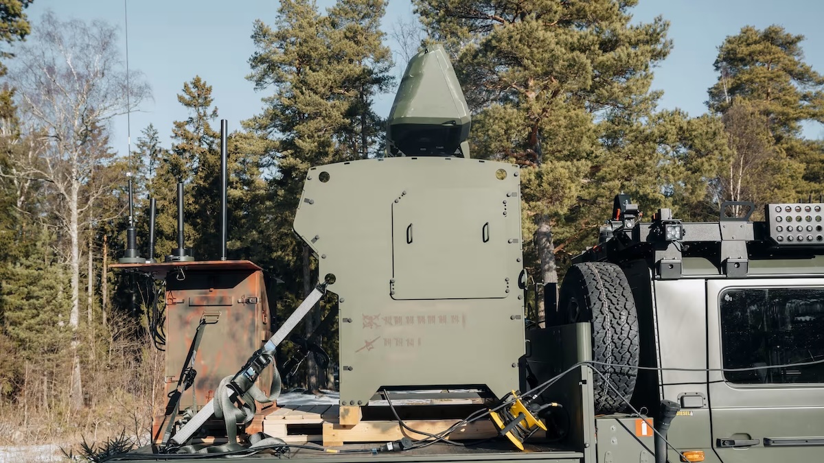 Saab's Giraffe 1X radar for Loke c-UAS