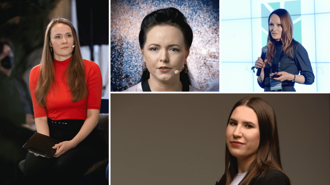 Business leaders Agnese Veckalne, Marta Rautenschild, Anna Ramata-Stunda, Jekaterina Romanova