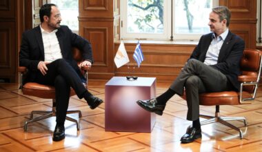 Greek PM, Cypriot Pres. Talk Cyprus Issue, EU Defense Investments