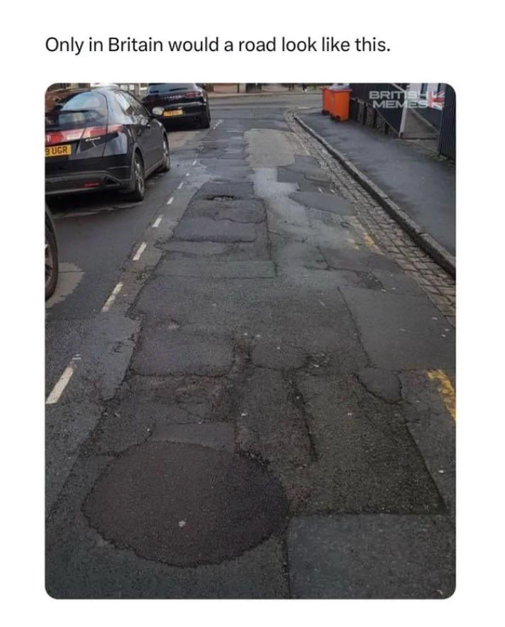 So many repairs and still potholes