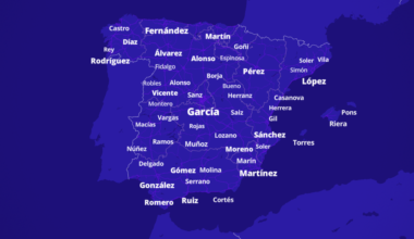El mapa de los apellidos de España, municipio a municipio