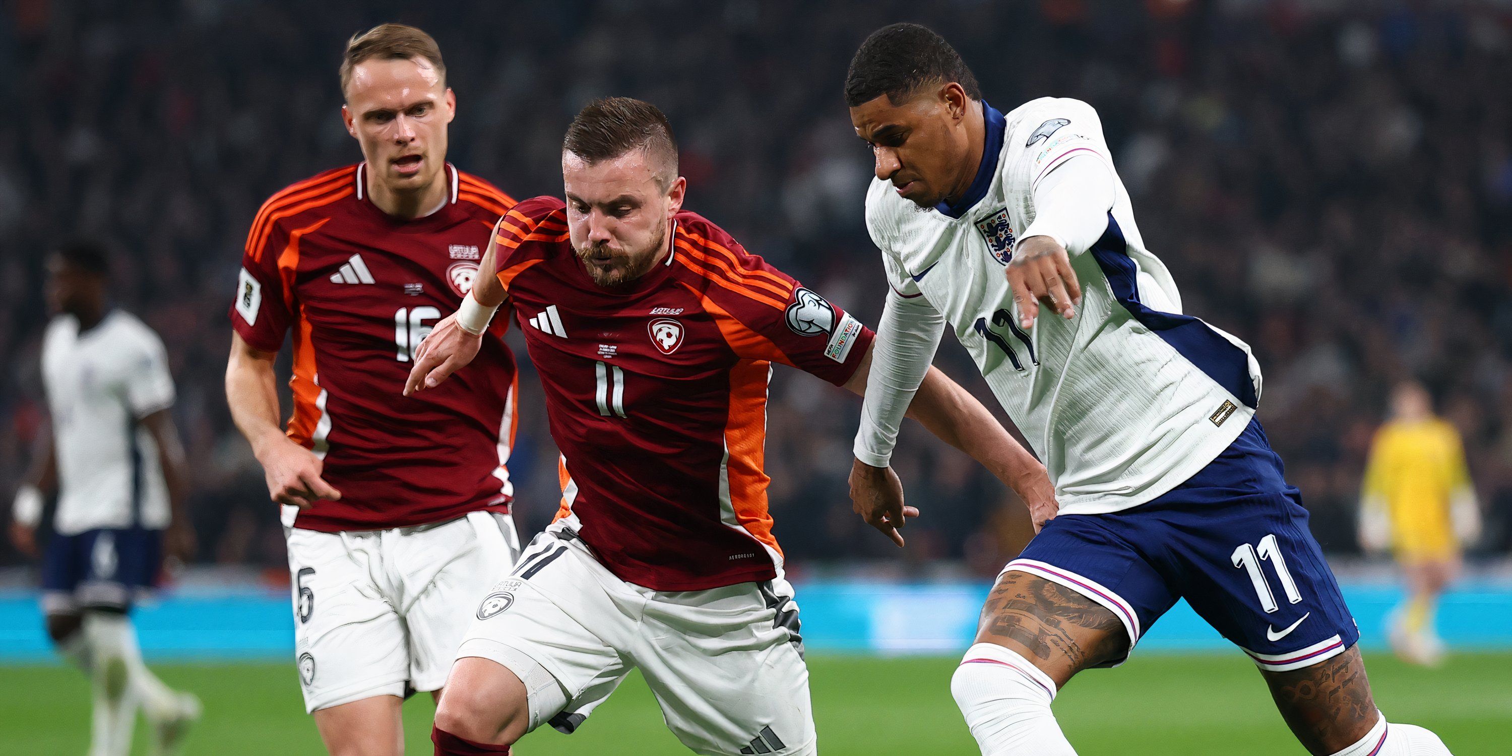 Marcus Rashford vs Latvia