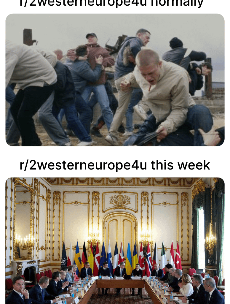 We needed a war in Europe, and our most important partner stabbed us in the back, for us to finally unite.