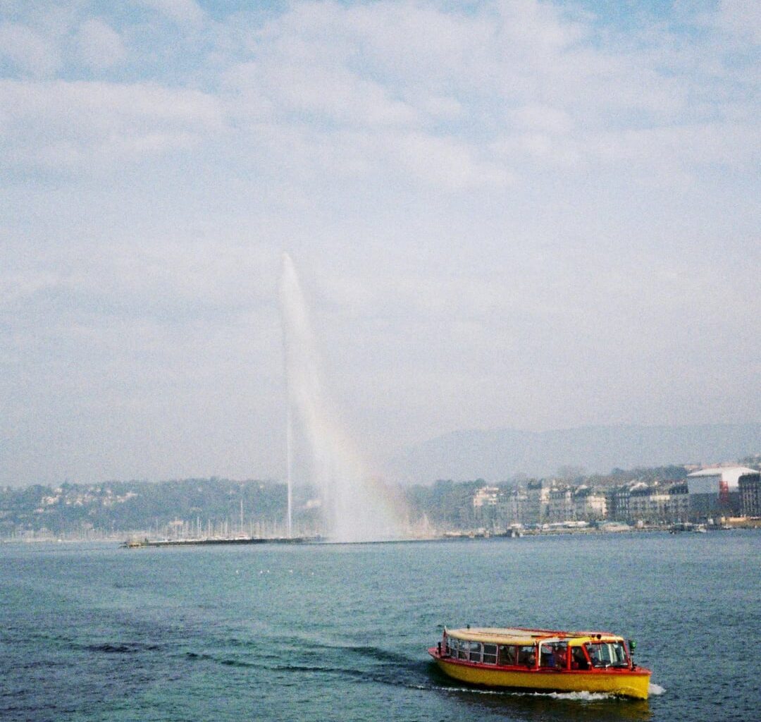 Shores of Lake Geneva (lac Léman), Switzerland