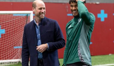 Prince William lifts lid on attempt at Ronaldo's 'Siu' celebration & chooses between pal Becks & Zidane in hilarious Q&A