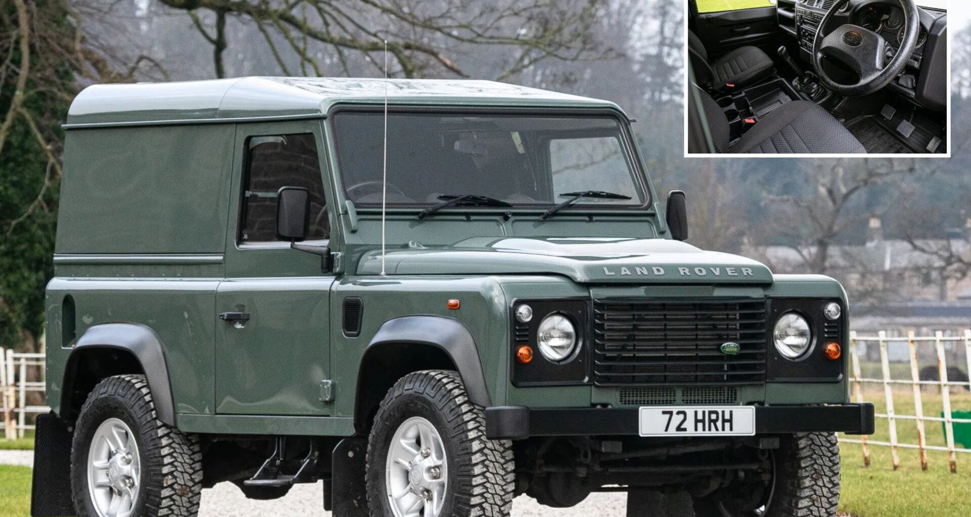King Charles’ Land Rover with Royal HRH number plate and luxury heated seats bought at auction for WAY over asking price