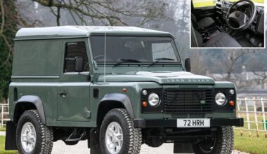 King Charles’ Land Rover with Royal HRH number plate and luxury heated seats bought at auction for WAY over asking price