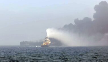 "Stena Immaculate": Öltanker brennt nach Kollision auf der Nordsee