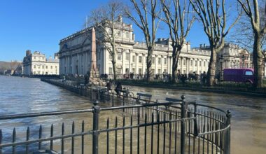 Spring tides in Greenwich