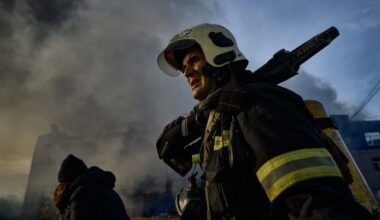 Russian drone attack hits Poltava region, injuring workers and causing fire