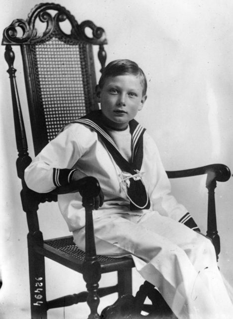 1913 photograph of Prince John