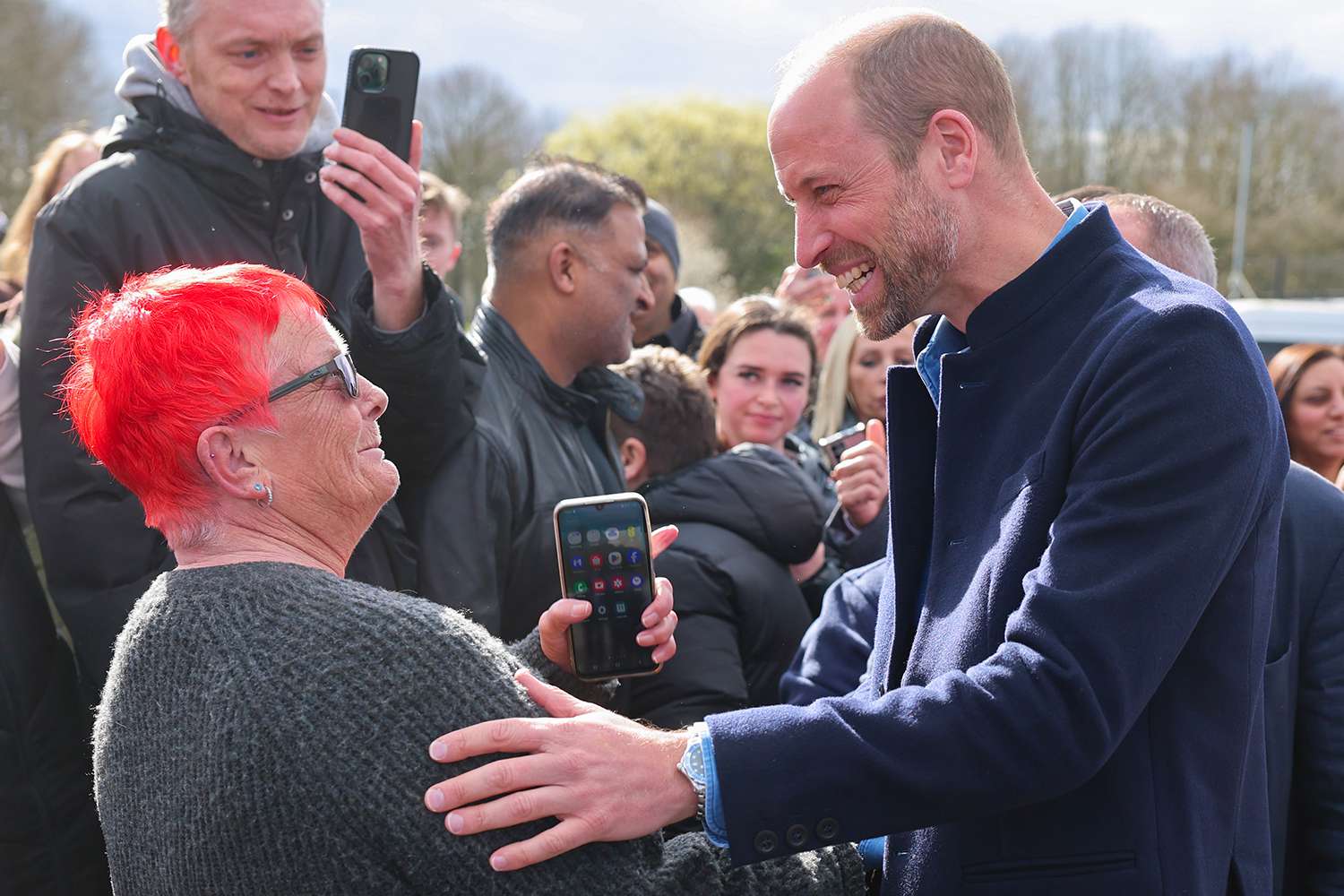 Prince William Makes Self-Deprecating Joke About His Hair on Royal Outing